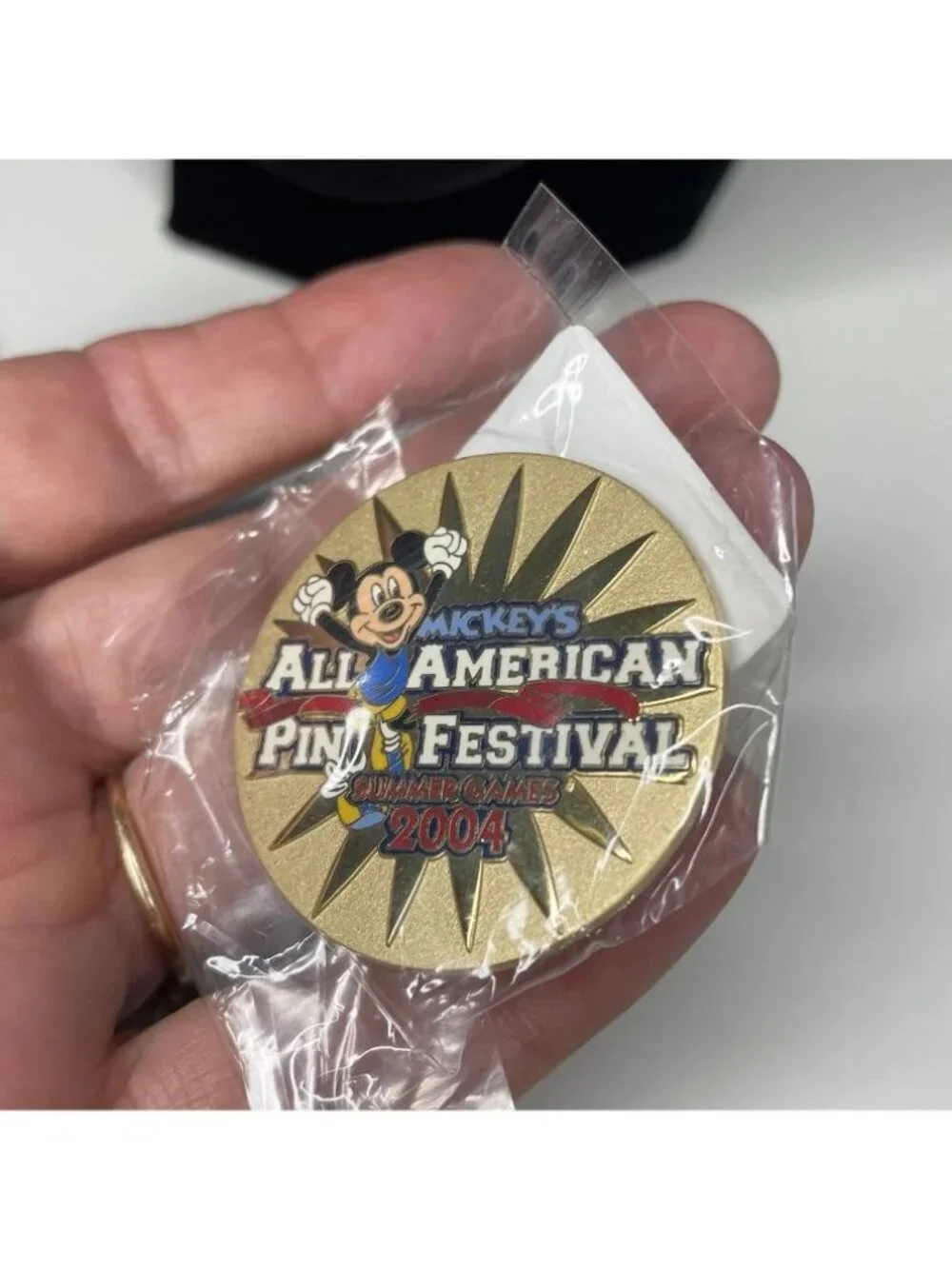 Disney Pin Mickey's All American Pin Festival Summer Games Disneyland 2004